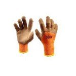 Guante de Tela con Latex Anti-Corte Marron VERT
