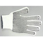 Guante Tejido Blanco con Puntos PVC Tipo Carolina World Safety