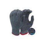 Guante Tejido Gris con Puntos PVC Produsca