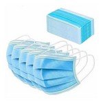 Mascarilla Quirúrgica Azul 175mm x 95mm (50pzas) INTCO