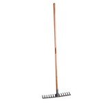 Rastrillo 14 Dientes Metálico con Cabo de Madera Lobster